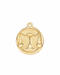 My Body My Choice | two-sided medallion | gold plated sterling